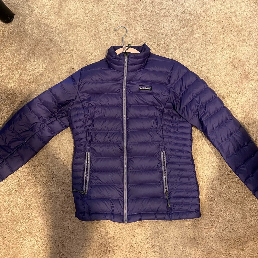 Purple Patagonia Down Jacket Gem